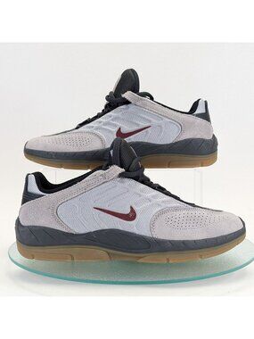 Nike Vertebrae SB Shoes Light Smoke Grey Red FD4691-004 Men's Size 7 Sneakers